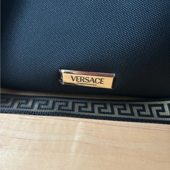 Versace Black Tote with Gold Accents - Picture 2 of 5